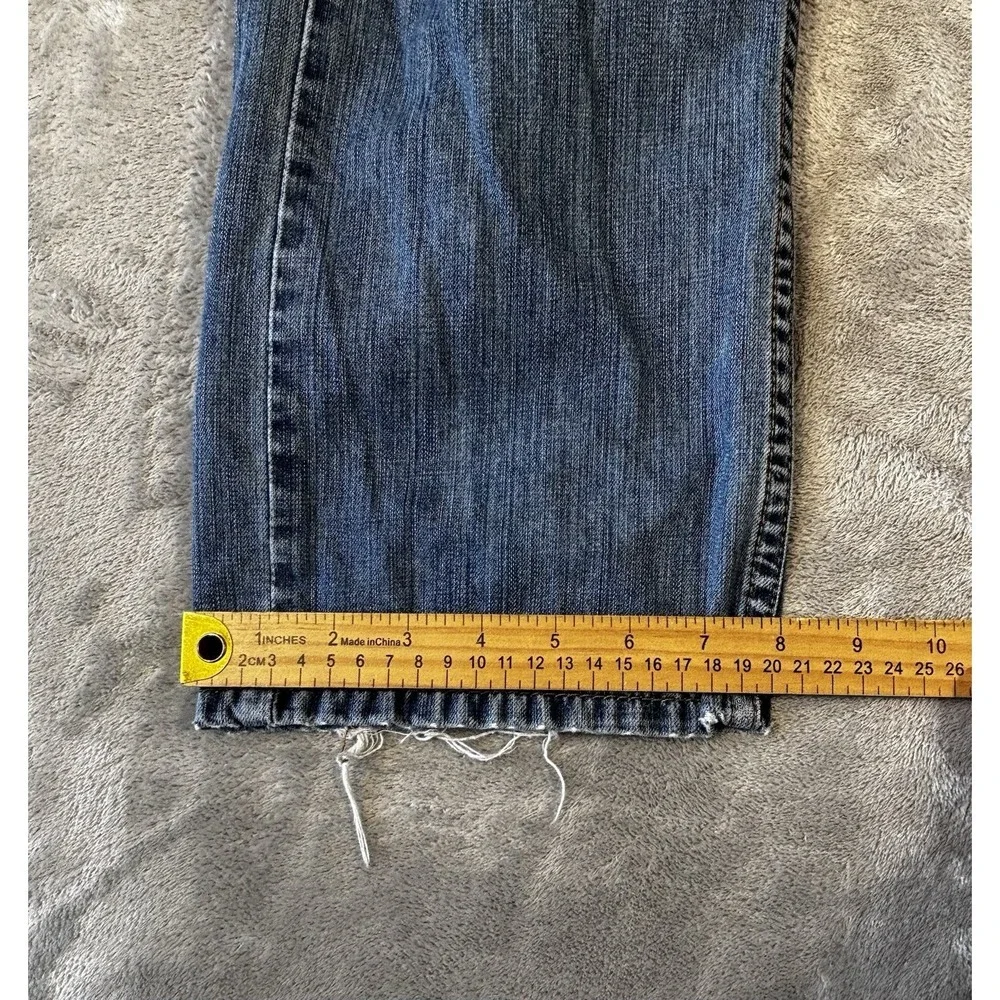 Vintage Levis 505 Jeans Men 32x34 Denim‎ Pants Straight Y2K whiskers distressed